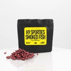 k9smokedfish K9 Sporties jutalomfalat (füstölt halas)